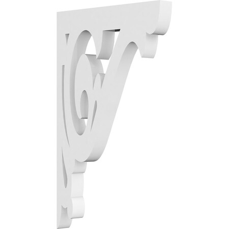 Ekena Millwork Bordeaux Architectural Grade PVC Bracket, 5/8"W X 5"D X 8"H BKTP01X05X08BO
